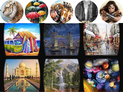 Diy oil painting numbers - diy,