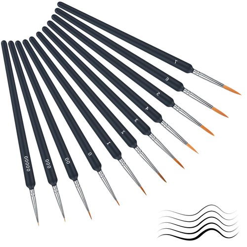 Piece fine detail brush - piece,