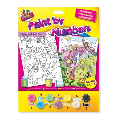 Paint numbers kids - paint, by