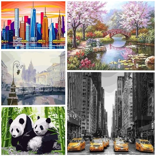 Diy oil painting numbers - diy,