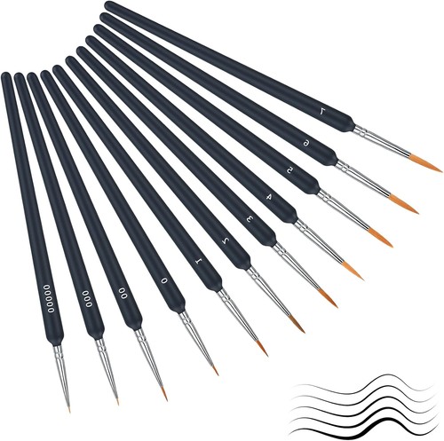 Piece fine detail brush set - fine,