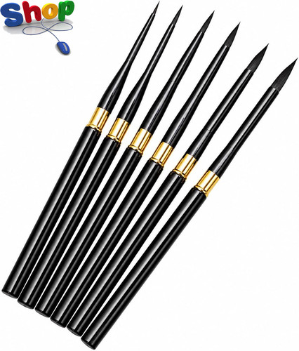 6pcs paint numbers kit - by, for