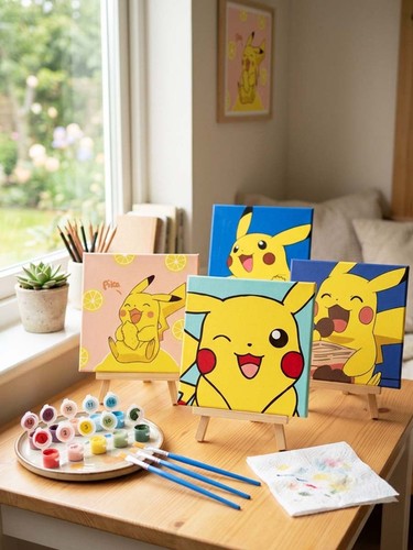 Pcs pokemon numbers painting - pokemon,