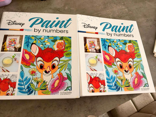 Disney paint numbers kit - paint,