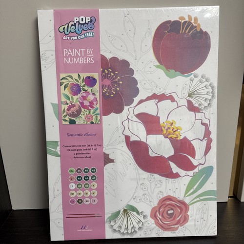 Pop velvet paint numbers - pop,