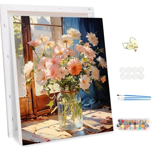 Morning flowers adult - adult, paint