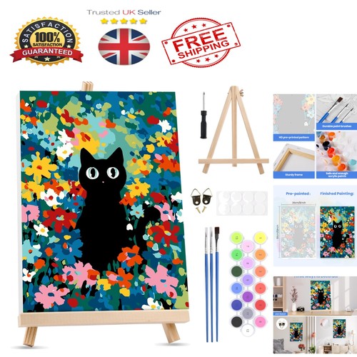 Complete black cat paint - black,
