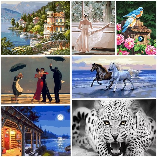 Diy oil painting kit - painting,