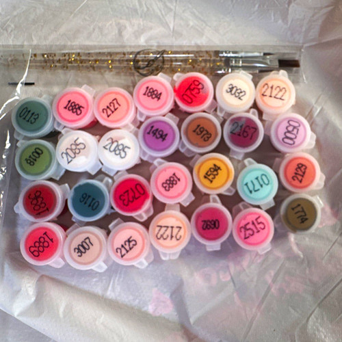 Paint numbers acrylic - paint, by
