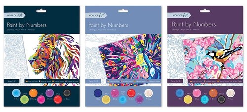 Paint numbers kit adults 2 - kit,